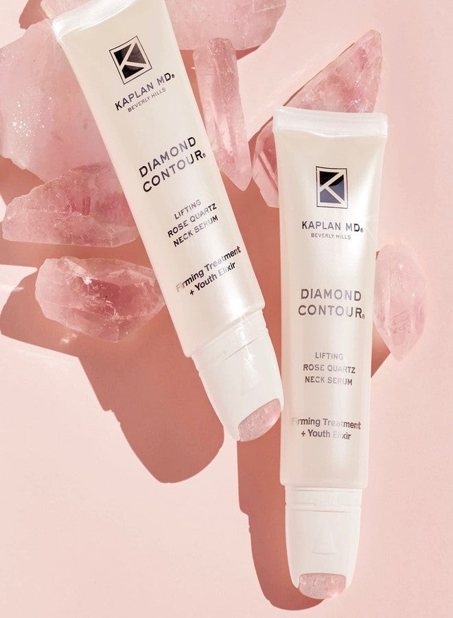 KAPLAN MD Diamond Contour Lifting Rose Quartz Neck Serum, Firming Treatment + Youth Elixir, 1.7 oz. - Image 3